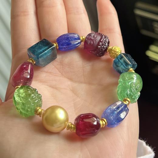 22.13g 雕刻碧玺手链 商品图3