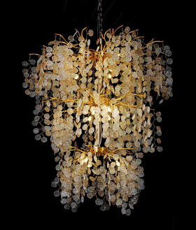 水晶树枝吊灯圆片款（运费自理）