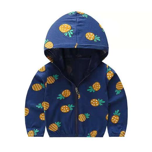 【印花连帽夹克，时尚洋气】夏款儿童外套 男女童印花连帽夹克 洋气外穿儿童开衫 印花外套上衣-QQ 商品图13