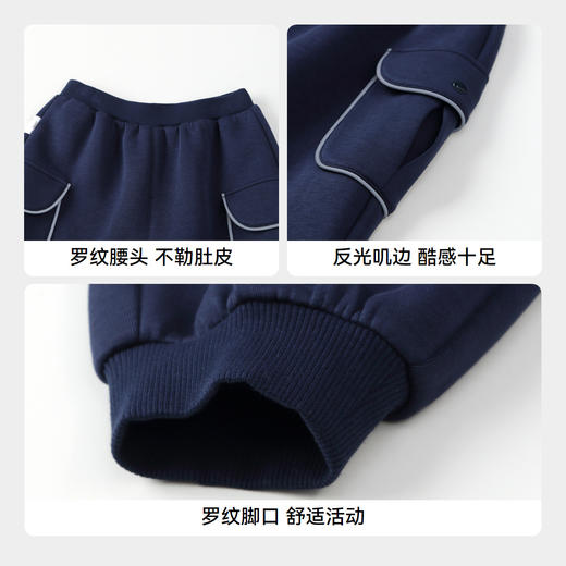 男童工装风潮搭卫裤新款安奈儿童装实体店同款XB436702 商品图4