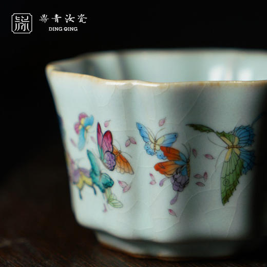 问鼎鼎青系列簪花杯（翩翩起舞） (缺货) 商品图2