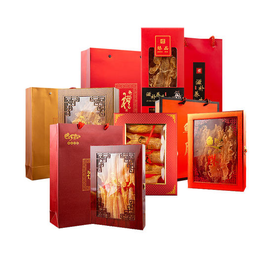 节日送礼鱼胶花胶礼盒装 鳕鱼胶黄花胶赤嘴胶北海胶海味干货 商品图3