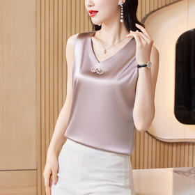 吊带背心复古风盘扣内搭百搭小衫K-402H3301