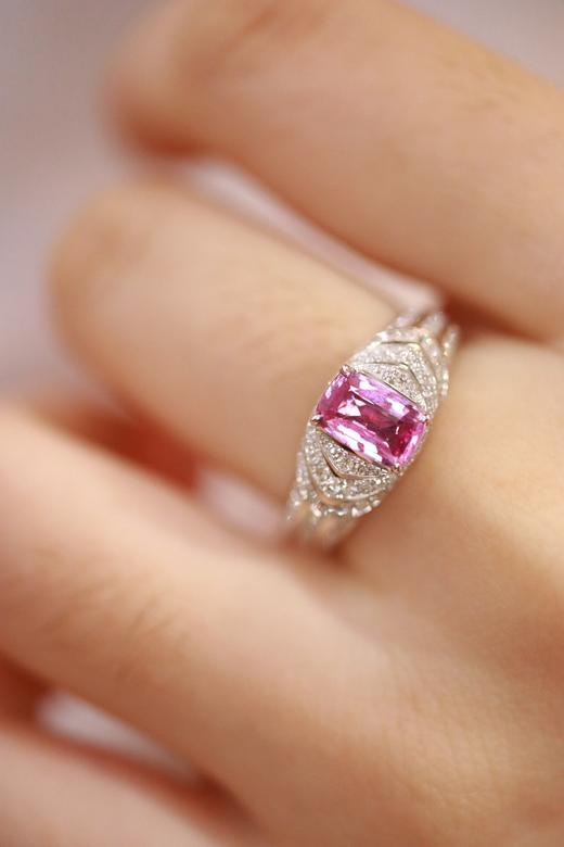 1.25ct 蓝宝石戒指 商品图8