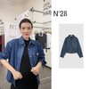 【破价】N°28【华伦丹宁】休闲百搭立领短款牛仔外套9A32W112 商品缩略图0
