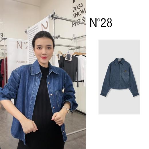 【破价】N°28【华伦丹宁】休闲百搭立领短款牛仔外套9A32W112 商品图0