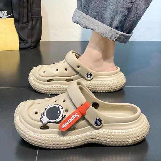 【洞洞鞋男居家鞋】家用包头鞋 青少年EVA拖鞋 镂空沙滩鞋凉拖鞋  商品图8