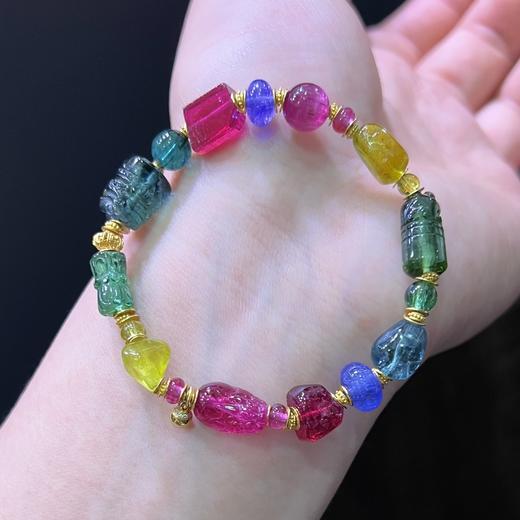 14.78g 雕刻碧玺手链 商品图1