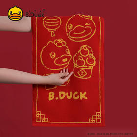 B.Duck小黄鸭灯笼鸭毛巾72*34cm 829