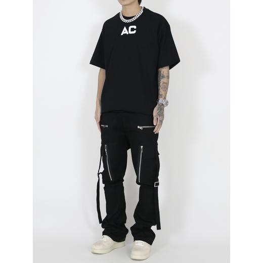 【Achock官方店】国潮原创夏印花短袖潮woo专属五分袖潮牌情侣t恤 商品图1