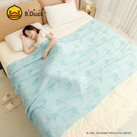 B.Duck小黄鸭泡泡纱可爱鸭毛巾被215*160cm 226