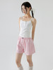 CryingCenter 樱花粉海盐蓝条纹阿罗裤橡筋腰休闲短裤 哭喊中心 商品缩略图3