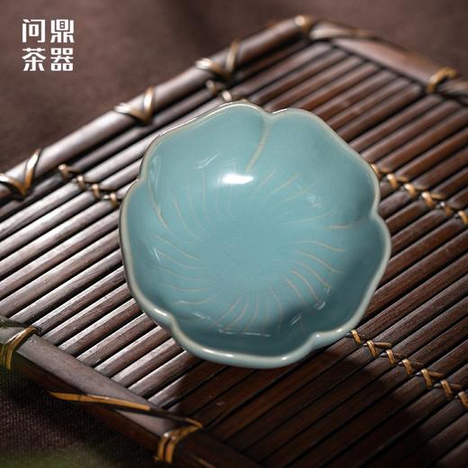 问鼎茶器丽人行汝窑菊纹杯 莲花杯 梅花杯（缺货） 商品图2