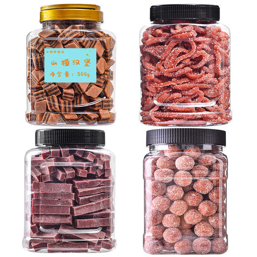 山楂系列 山楂球 山楂条 山楂丝 山楂汉堡 网红美食零食100g/500g 商品图2