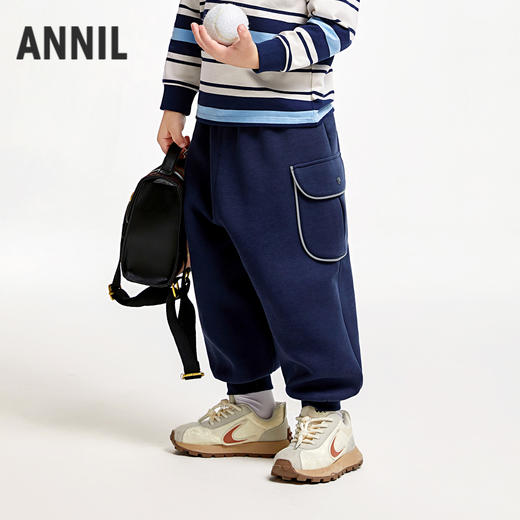 男童工装风潮搭卫裤新款安奈儿童装实体店同款XB436702 商品图1