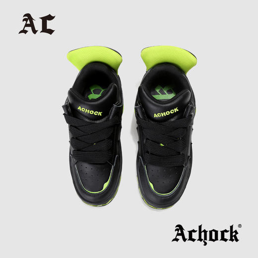 【Achock官方店】“变异小恶魔”国潮泡芙鞋黑色尾翼运动情侣板鞋 商品图1