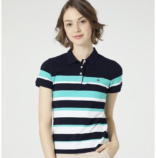 波顿夏装微弹力修身女款翻领舒适百搭polo衫LT199219 商品图3