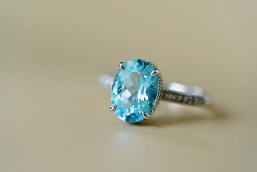 2ct 海蓝宝戒指 商品图6