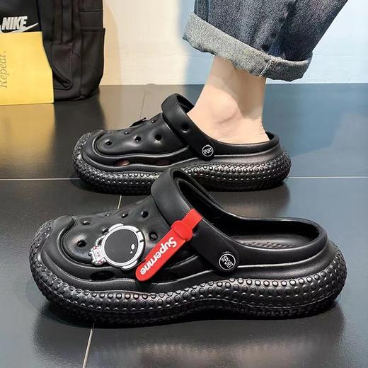 【洞洞鞋男居家鞋】家用包头鞋 青少年EVA拖鞋 镂空沙滩鞋凉拖鞋  商品图10