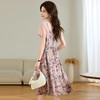 圆领短袖吊带假两件连衣裙，时尚印花裙A字裙QYM-TB-FD1970-Y 商品缩略图2