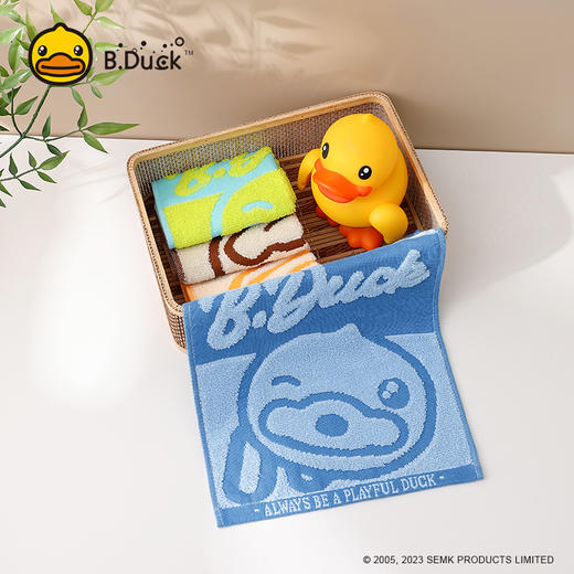 B.Duck小黄鸭大头鸭儿童毛巾50*26cm 592 商品图1