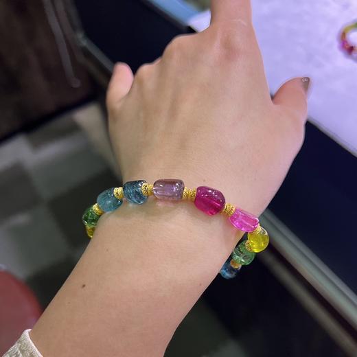 19.25g 原石碧玺手链 商品图8