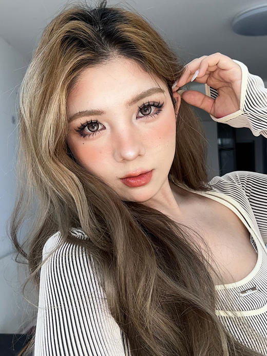 Lookyoo旗下 · 网感女友&脸蛋天才｜14.5mm白狮参考着色大直径  日抛 商品图3