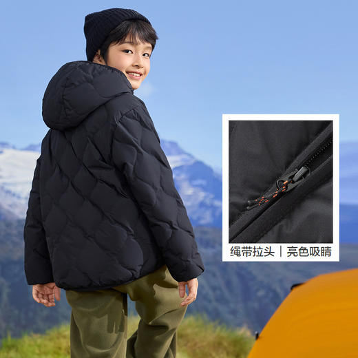 巴拉巴拉童装儿童轻薄羽绒服男童女童冬季新款中大童短款外套 商品图3