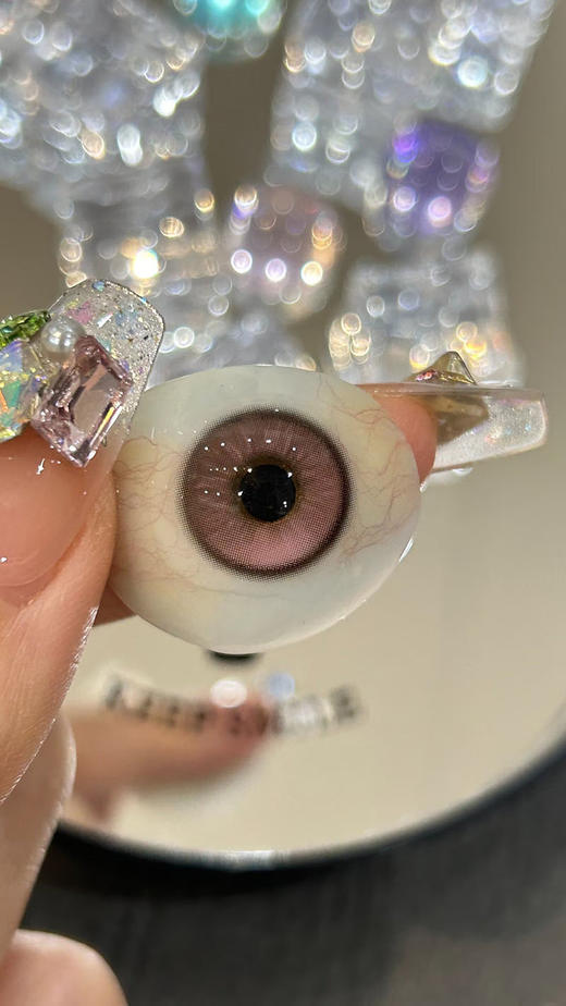 Woolilens 伊丽莎白玫瑰 日抛 十片 14.2mm 参考着色 13.5mm 基弧 8.5 含水 50% 新锐国货 商品图5