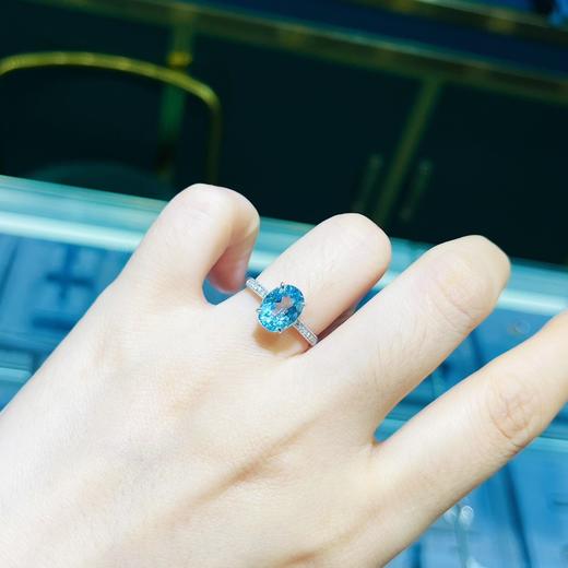 2ct 海蓝宝戒指 商品图7