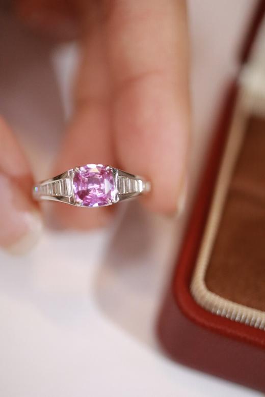 1.25ct 蓝宝石戒指 商品图3