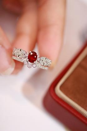 0.59ct 红宝石戒指