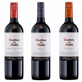 智利干露红魔鬼系列红葡萄酒750ml 结构坚固果香浓郁 010616-1/010616-2/010616-3