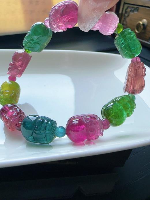 27.4g 雕刻碧玺手链 商品图4