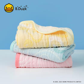 B.Duck小黄鸭泡泡纱可爱鸭毛巾70*33cm 577