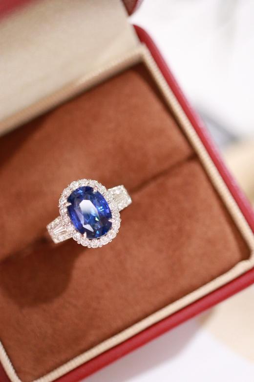 3.65ct 蓝宝石戒指 商品图7