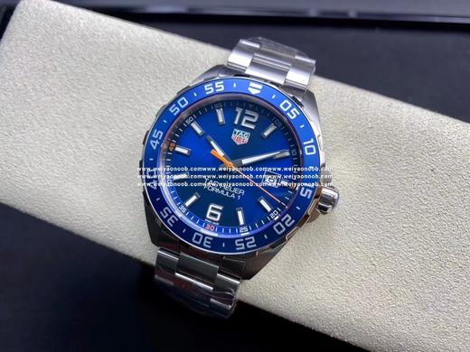 tag泰格豪雅高颜值新上线，硬货。Original Tagheuer,泰格豪雅F1系列 石英表，专柜1万+。蓝宝石镜面，强夜光指针，，～43mm表径。高难度精钢拉丝表带工艺 商品图6