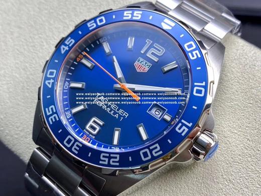 tag泰格豪雅高颜值新上线，硬货。Original Tagheuer,泰格豪雅F1系列 石英表，专柜1万+。蓝宝石镜面，强夜光指针，，～43mm表径。高难度精钢拉丝表带工艺 商品图7