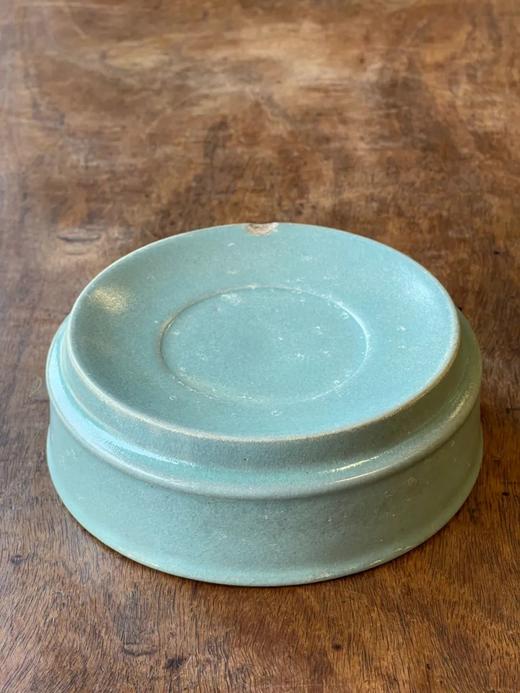 汝窑天青釉笔舔砚，顺丰包邮 商品图1