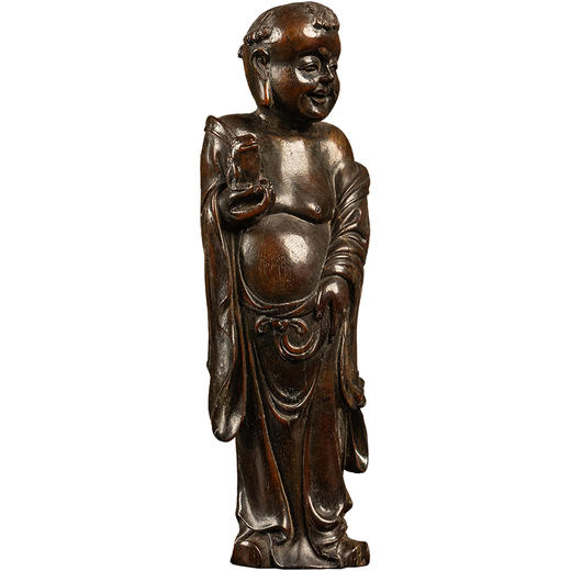 清 红木雕刘海戏金蟾 商品图5