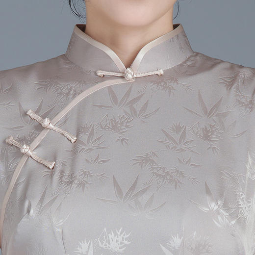 HYX新中式国风改良旗袍连衣裙女夏2024新款高端气质端庄大气薄款礼服 商品图1