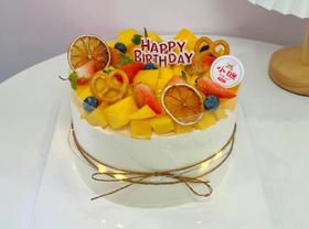 唯美带灯满满维C生日蛋糕