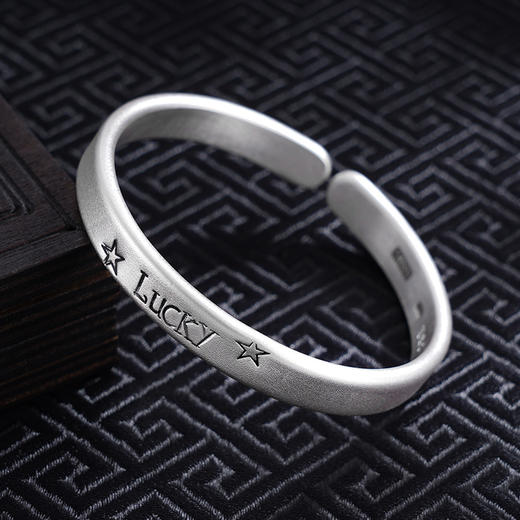 【天使之翼】子佩集S999银手工手镯原创设计【55032129】2407 商品图1