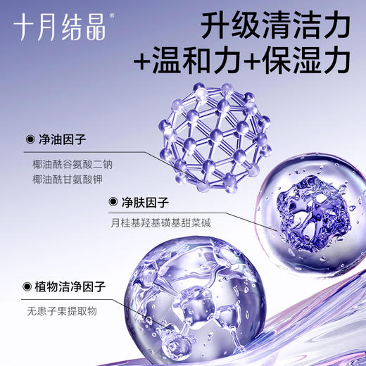 【满99-20/199-50】双蓝系列补水保湿清洁毛孔洁颜蜜乳控油洗面奶 商品图3