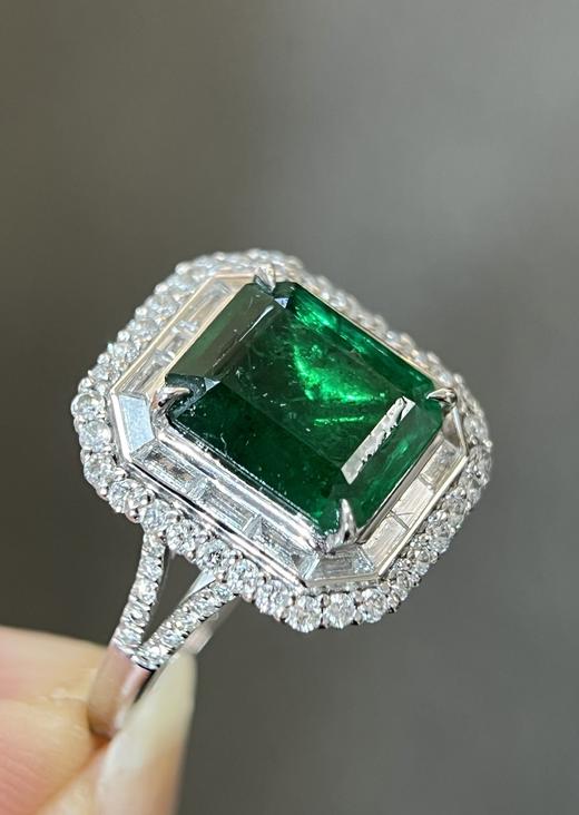 2.85ct 祖母绿戒指 商品图2