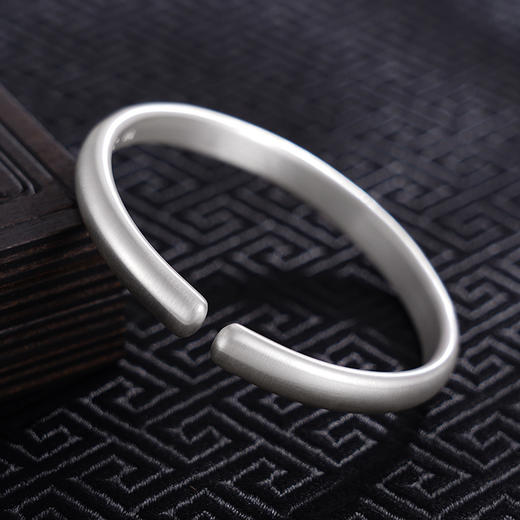 【运开时泰】子佩集S999银手工手镯原创设计【55041225】2407 商品图7