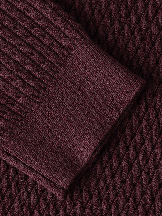 COCO ZONE 100绵羊毛POLO领针织衫长袖上衣CC1B1526 商品图6