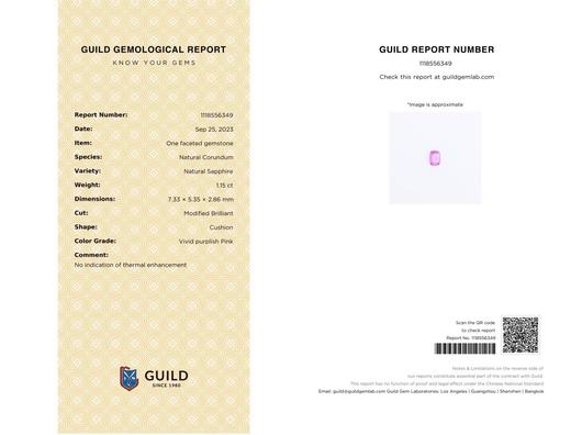 1.15ct 4.26g 蓝宝石戒指 商品图7