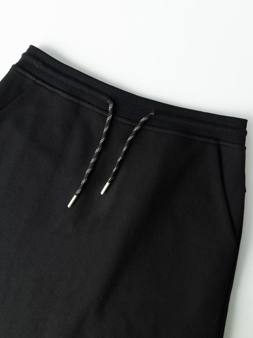 COCO ZONE 100棉松紧腰系带短裙显瘦A字裙CC2C1431 商品图5