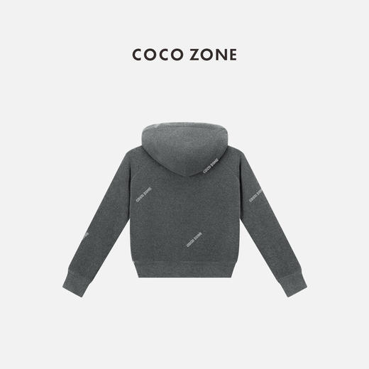 COCO ZONE 女士简约连帽休闲外套百搭通勤上衣CC1C1722 商品图1